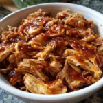 Slow Cooker Shredded BBQ Chicken